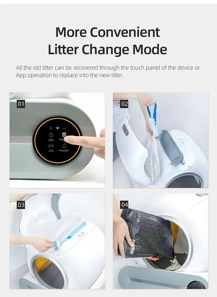 CleanPaw ProSmart™ — Zéro odeur, zéro corvée, 100% sérénité