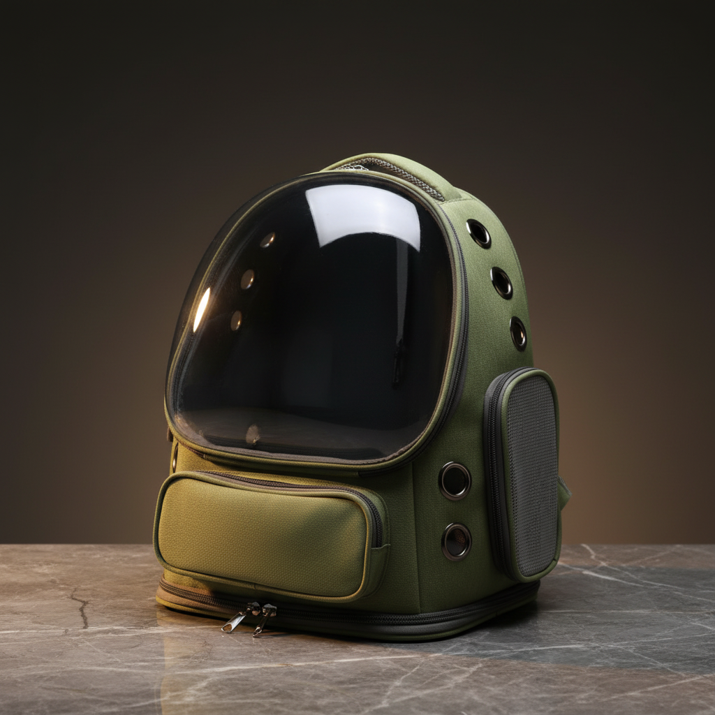 PawPack Explorer Army Green — Premium Dark
